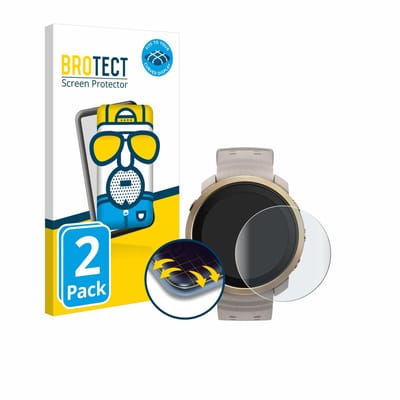 BROTECT - Screenprotector voor Polar Vantage M3 - Folie Beschermfolie matte volledig dekking 2 Stuks