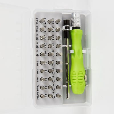 Handgereedschap 32-in-1 multifunctionele schroevendraaierset voor huishoudelijk gebruik, draagbare magnetische schroevendraaierset met kruiskop, onderhoudsgereedschap Praktisch - Reparatie- en demontagegereedschapset voor computerproducten