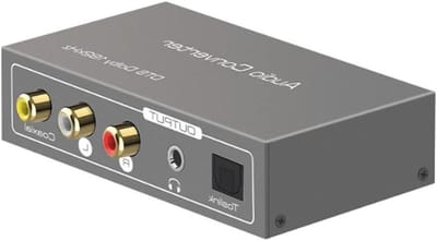 Audio Converter - Geluidsadapter - Geluid Kwaliteit - 192KHz Hoge Sample Rate - Compact Formaat - Zwart