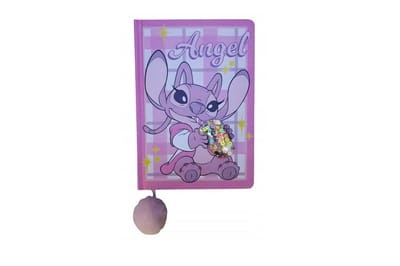 Notitieboek Angel A5,Notebook met lijn 80 pagina, Lilo en Stitch notitie boek, Schrijfboek, Lilo en Stitch