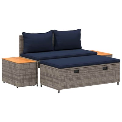 vidaXL - Buiten - bank - set - 4 - -Seater - 4 - st - 55 - x - 30 - x - 39 - cm - Rechthoekig