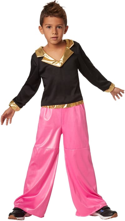 dressforfun - Disco dancer 104 (3-4y) - verkleedkleding kostuum halloween verkleden feestkleding carnavalskleding carnaval feestkledij partykleding - 302381
