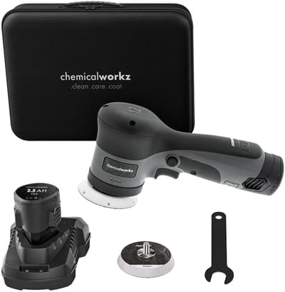 ChemicalWorkz® - DA12 Evo Snoerloze Excentrische Polijstmachine - 50mm - 75mm + Draagtas