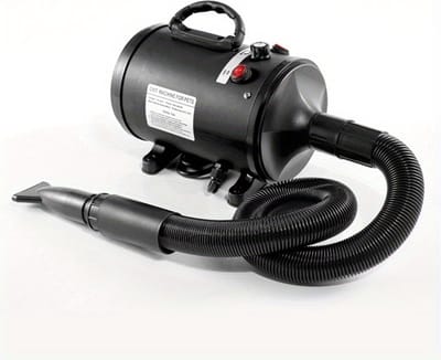 Livano Hondenfohn - Hondenkam - Hondenborstel -Langhaar - Korthaar - Dog Brush - Haardroger Hond - Katten - Ontharing - Waterblazer - Zwart