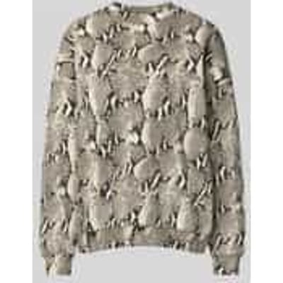 Oversized sweatshirt van Katoen