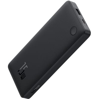 Baseus Airpow Lite externe batterij, 10000mAh, 15W, 1 x USB-A - 1 x USB-C, zwart P10067500123-00
