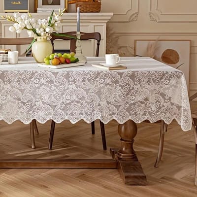 Nappe Phénix Beige Européen, Articles Tissés Pour Décorer Votre Maison, Convient Pour Toute Utilisation Festive du Drapeau Phénix 140x140cm