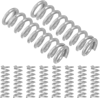 Kleine Compressieveren - Penveren Vervanging - Hobby Projecten - Roestvrij Staal - 1.5 cm - Zilverkleurig