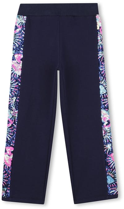 Billieblush - Joggingbroek sparkle - Blauw - Maat 104