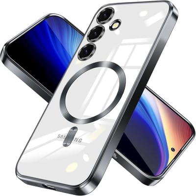 Hoesje Geschikt voor Samsung Galaxy A17 Hoesje Zwart - Geschikt voor MagSafeTelefoonhoesje - soft siliconen Backcover