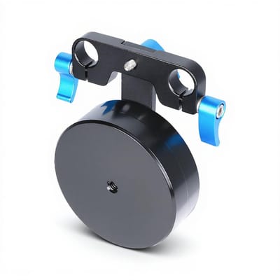 Dailygoods- Contragewicht Set 2,1 Kg - Verwijderbaar Aluminium - Universele Schoudermontage - Geschikt voor 15 Mm Staven - Draagvermogen 2 X 1 Kg - Inclusief Bevestigingscomponenten - Camera-gewicht
