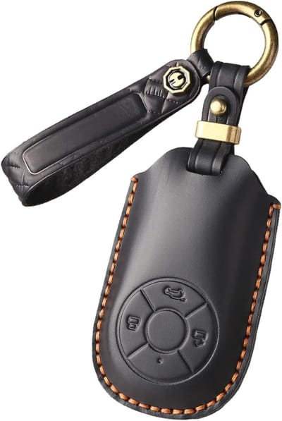 Beschermende Sleutelhoes van Echt Leer voor GWM Great Wall ORA R1 R2 Good Cat IQ GT - Sleutelring en Accessoires voor 3 Sleutels
