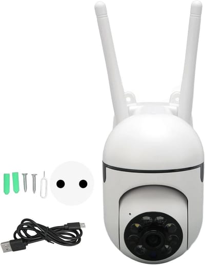 Slimme WiFi Camera - Beveiligingscamera Indoor - Huisbewaking Op Afstand - Full HD 1080P Nachtzicht - 355° Pan 90° Tilt