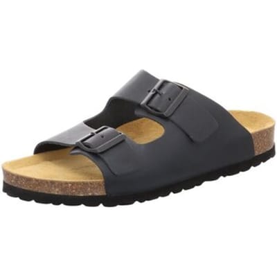 Natural Sense mannen pantoffels muiltjes sandalen leer Marino 1152531