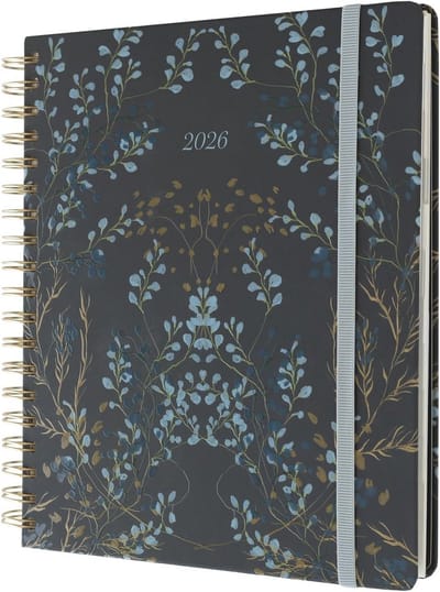 SnelShoppen - Kokonote Academische Agenda 2026 Weekoverzicht - Nuit Florale | Academische Planner 2026 Met Stickers & Tabs, Studenten Essentials Voor
