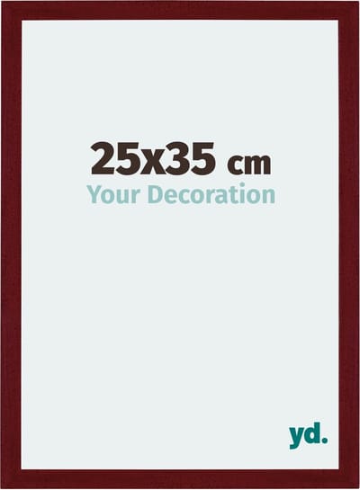 Your Decoration - Fotolijst 25x35 cm - MDF - Wijnrood Geveegd - Mura