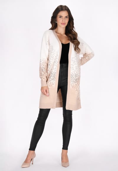 Faina Vest Dames Gebroken wit beige