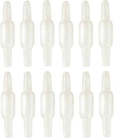 Set van 12 Draaibare Zuurstofslangverbindingen, Anti-Twist O2 Slangconnectoren voor Efficiënt Gebruik