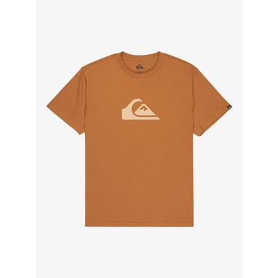 Quiksilver Evo Comp Logo T-shirt Met Korte Mouwen Bruin S Man