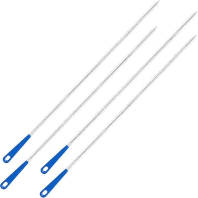 4x Flexibele Afvoerontstopper voor Haar en Verstoppingen - 45 cm Lange Reinigingsborstel