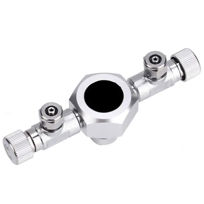Dailygoods- CO2 Regulator Aluminium - Nauwkeurige Naaldklep - Manometeraansluiting - Lichtgewicht - Duurzaam - Corrosiebestendig - Aquarium Co2 Systeem