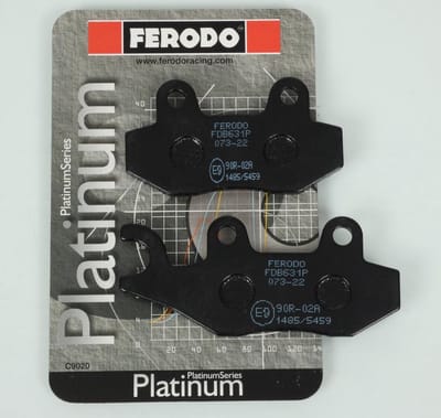 ferodo remblokje voor motorfiets cagiva 1000 navigator 2000 tot 2005 m500aa / ar nieuw