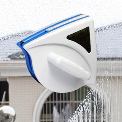 Magnetische ruitenwisser, dubbelzijdige ruitenwisser, verstelbare magnetische schuif, reinigingsborstel, gereedschap, glasreinigingsgereedschap, borstel Geschikt voor glas van 3-8 mm dik