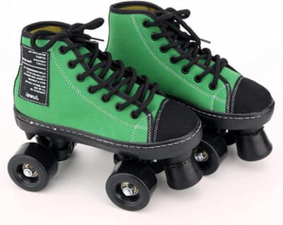 Klassieke Rolschaatsen - Dubbele Rij Schaatsen - Buiten recreatie - Hoge Top Stabiliteit - Maat 39 - A