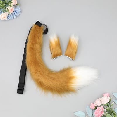 Vossenstaart Pluche, Knuffelige Vossenstaart Cosplay Accessoire
