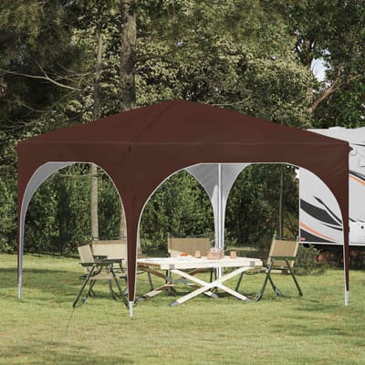 vidaXL - Pop-up - Feesttent - 290 - x - 290 - x - 245 - cm - Bruin