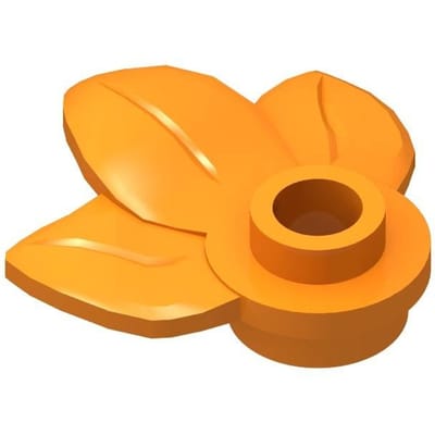 50g/219ST 32607 3 bladeren Plantenblad 1x1 rond Bouwsteen Moc Kleur Compatibel met Brick DOE-HET-ZELF Kinderspeelgoed 50g--219PCS oranje