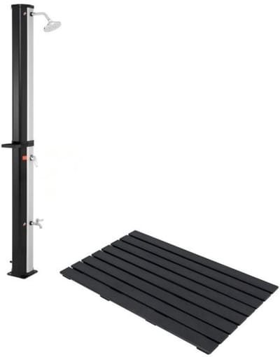 Buitendouche - Tuindouche - Voor Tuin - Camping - Zwembad - Zwart / Zilver