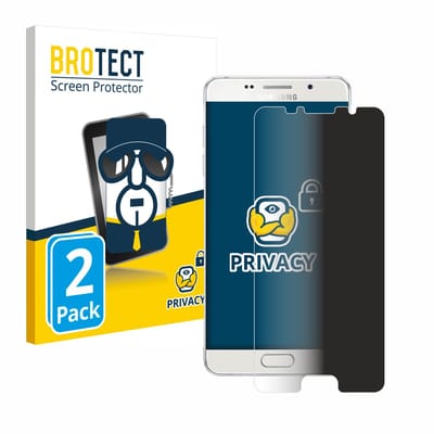 BROTECT - privacy screenprotector voor Samsung Galaxy A5 2016 - Folie Beschermfolie Blauwlichtfilter 2 Stuks