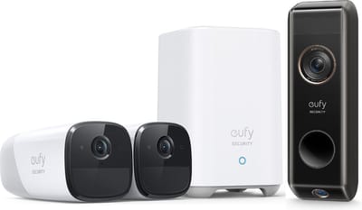 eufy Security - eufyCam 2 Pro set met 2 camera's + Video Doorbell Dual Camera S330 - Bundelvoordeel