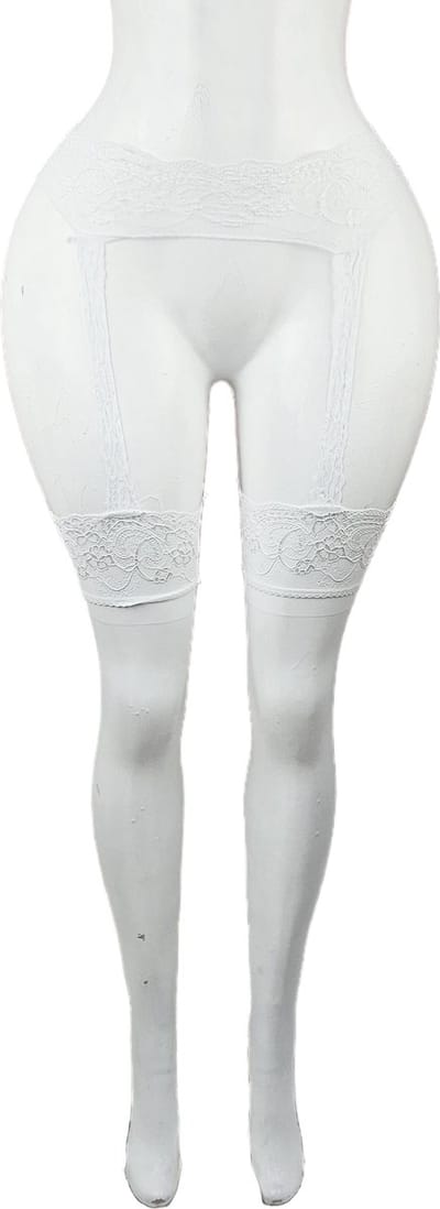 BamBella ® - Panty -Onesize - open kruis gaas maillot dunne pantys Dames - Onesize - lingerie van kant