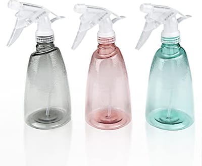 Verstuiver Spuitfles 3 Stuks 500 ml - Navulbare Transparante Spuitflessen voor Planten, Huishouding en Schoonmaak