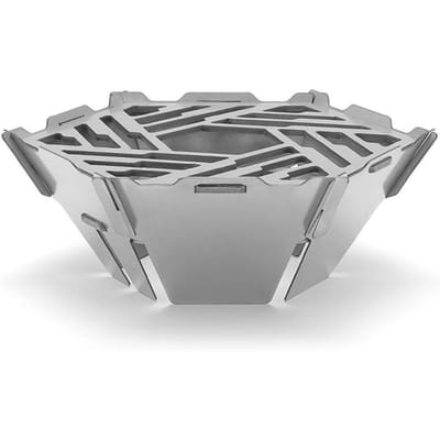 Buiten Kamperen Kooktoestellen Rek Draagbaar Roestvrijstalen Ovenframe Windscherm Multifunctioneel zilver