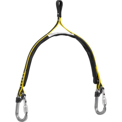 Petzl LIFT Black/Yellow – Spreader voor gecontroleerde daling