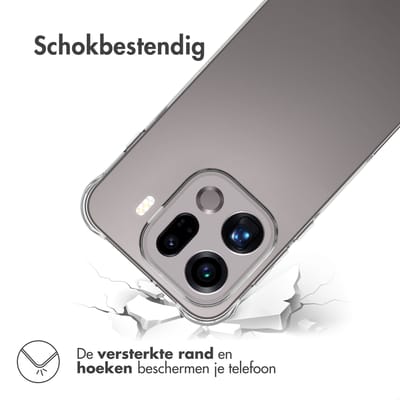 imoshion Hoesje - Geschikt voor Oppo Find X9 Pro - Shockproof Case - Transparant