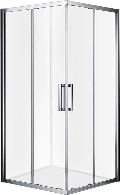ZIMMER Douchecabine FORMA 90x90 cm Chroom – Schuifdeur Soft-Close – 6 mm Veiligheidsglas – Anti-kalk