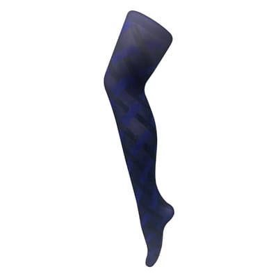 1 Pack Dames Gekleurde 80 Denier Opaak Patroon Zachte Panty’s