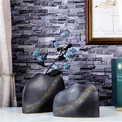 Keramische Indoor tafeldecoratie Flower Handgemaakte Soft Art Set Plant Bloem Valse Bloem Bloem bloem vaas