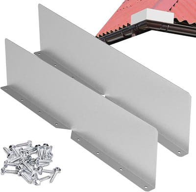 Dakgoot Guards - Regenwater Omvormer Goot - Voorkom Overloop - Robuust Roestvrij Aluminium - 40 x 9 cm - Aluminium