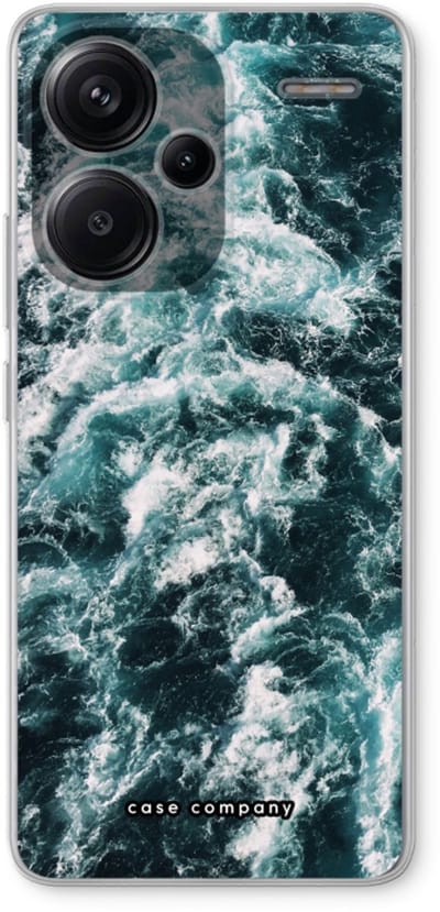 Case Company® - Hoesje geschikt voor Xiaomi Redmi Note 13 Pro plus hoesje - Zee golf - Soft Cover Telefoonhoesje - Bescherming aan alle Kanten en Schermrand