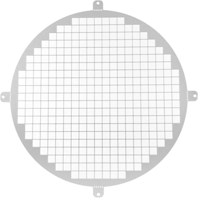 10 Inch Ventilatierooster - Universeel Metalen Inlaat- en Uitlaat Rooster voor Efficiënte Luchtverdeling