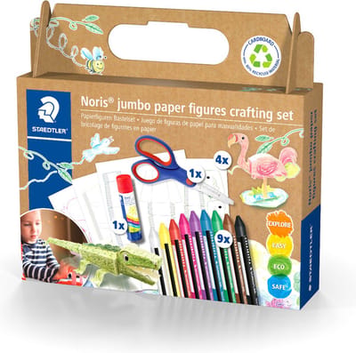 STAEDTLER Noris jumbo paper figures crafting set