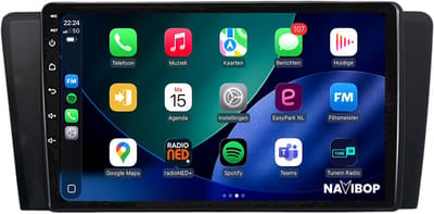 Geschikt voor Seat Ibiza (2009 t/m 2013) | 4+64GB 8-CORE | 9 inch Android 15.0 CarPlay autoradio | Draadloos CarPlay & Android Auto | Mic, Camera (AHD) & DAB+ | Bluetooth & WiFi | NAVIBOP NB-4782 | Bouwjaar 2009 t/m 2013