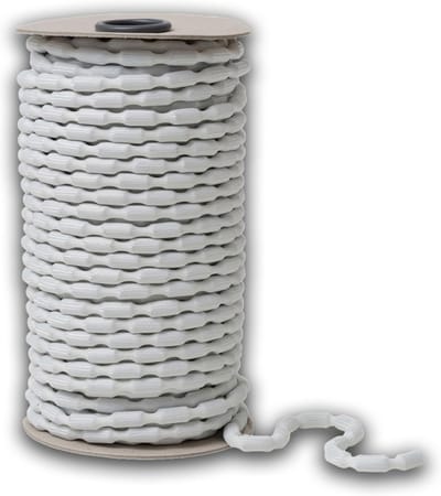 Loodband voor gordijnen - Zwaar gewicht band - Gordijnen verzwaren - Superzwaar 200 g/m - 3 meter - Wit