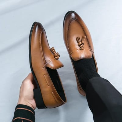 Leren Schoenen Voor Man Echt Leer Grote Maat Schoenen Designer Formele Schoenen Casual Schoenen Mode Zakelijk 46 brown
