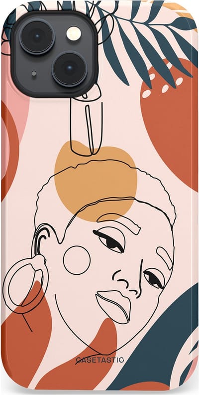 Casetastic Hoesje Geschikt voor Apple iPhone 14 Plus Magsafe - Stijlvolle Beschermende Duo-layer Case - Ochtend blush